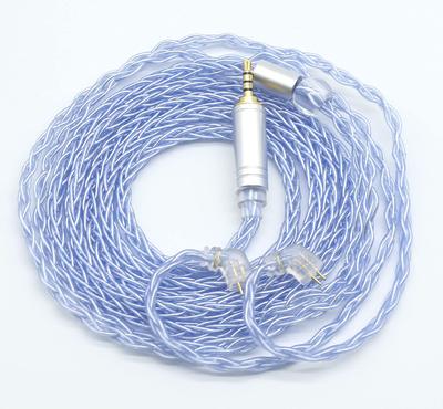 8 Core Silver Plated Chinese Earphone Cable Earphone Upgrade Cable 4 Pole Balanced Cable [JSHiFi-SKY] TFZ2.5mm Re-Cable Re-Cable TFZ2.5mm 2.5mm