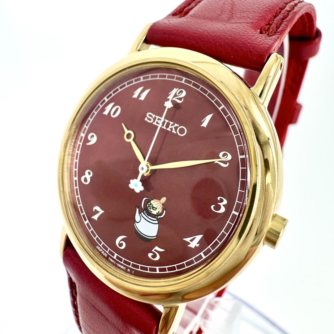 

[Б/У] Редкие часы SEIKO MOOMIN Little My Limited Edition с батарейкой