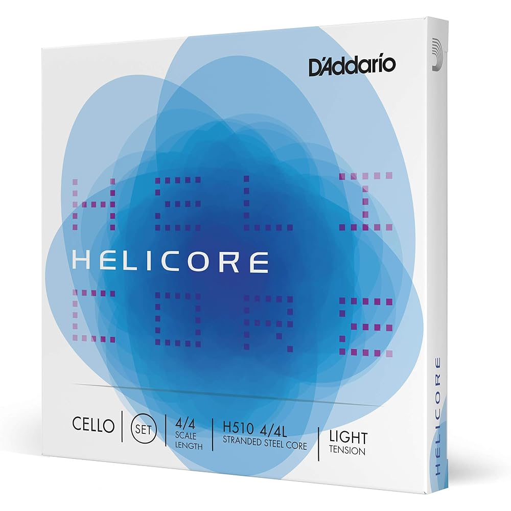 D Addario Helicore H510 Light Tension Cello Strings Set 4/4L
