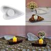 Candle Base Gypsum Mould Personalized Candle Holder Mold Irregular Shape Ornament Making Mould Practical Jewelry Tool