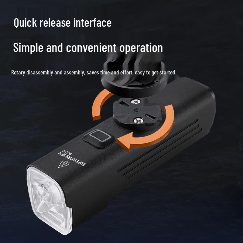 Shenhuo BL12 Series Under-Mount Bicycle Front Light & Flashlight