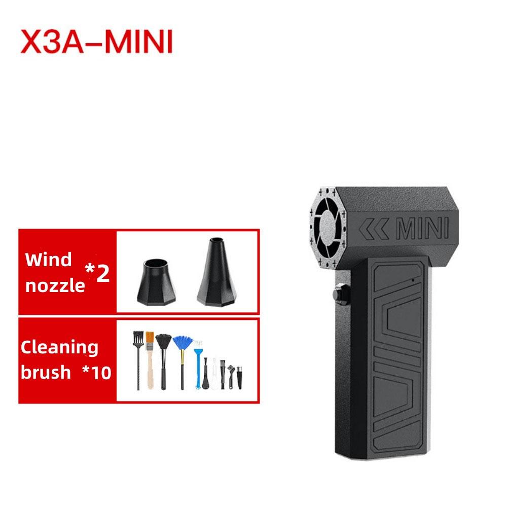 Powerful Air Blower 200000RPM Brushless Violent Fan Vacuum Dust Cleaner Strong Winds 52m/s Turbo Jet Blower Type-C Recharging