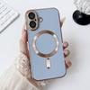 For iPhone 16 Pro 15 14 Plus 13 12 Pro Max 11 Electroplating with Lens Flims for Magsafe Magnetic Shockproof Soft Tpu Plain Color Slim Case Cover