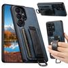 Wrist strap Wallet Faux Leather Kickstand Case Phone Case Feel For Samsung Galaxy S26 Ultra S25 Plus S24 S23 S22 Note20 Ultra