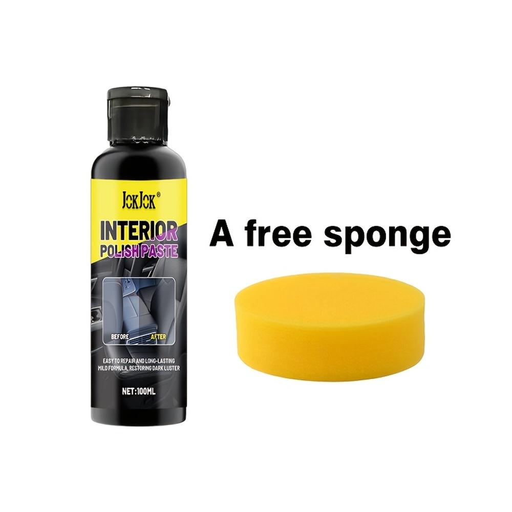 

1pc JOKJOK Deep Shine Car Interior Renewal Wax - High Quality ABS Resin Coating for Dashboard, Bumper, Seat & Tire Liners - Reus