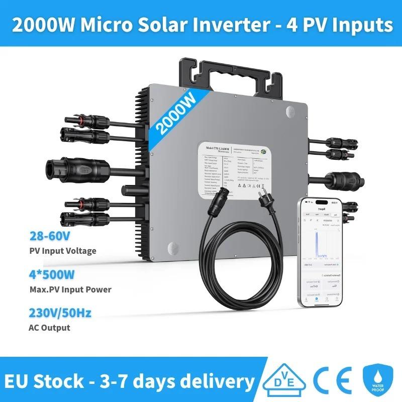 2000W On‑Grid Micro Inverter IP67 Waterproof
