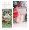 Silk Thread Wave Christmas Balls – Hand-painted Tree Ornaments, 6cm, Set of 12