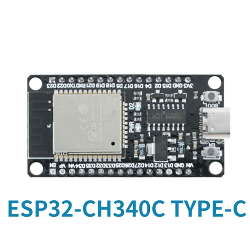 For Esp32 Development Board Type-C Micro Usb Ch340C Wifi+Bluetooth Ultra-Low Power Consumption Dual Core For Esp32