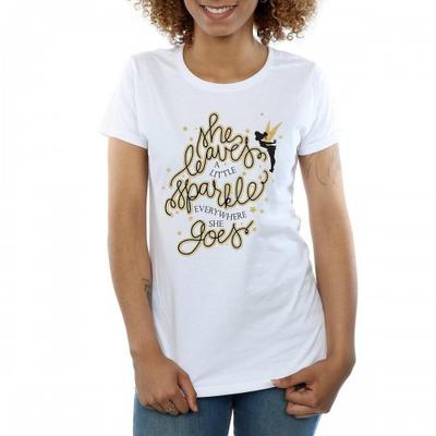Damen/Damen Tinkerbell Stars Baumwoll-T-Shirt