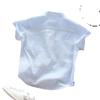 Children's Shirts Boys' Summer Clothes Cotton Yarn Baby's Clothing Thin Shirts Base Shirt Cool and Casual