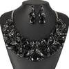 2026 Luxury Necklace Earrings Two-piece Full Diamond Fashion Chain Bridal Dress Wedding Banquet Accessories Women