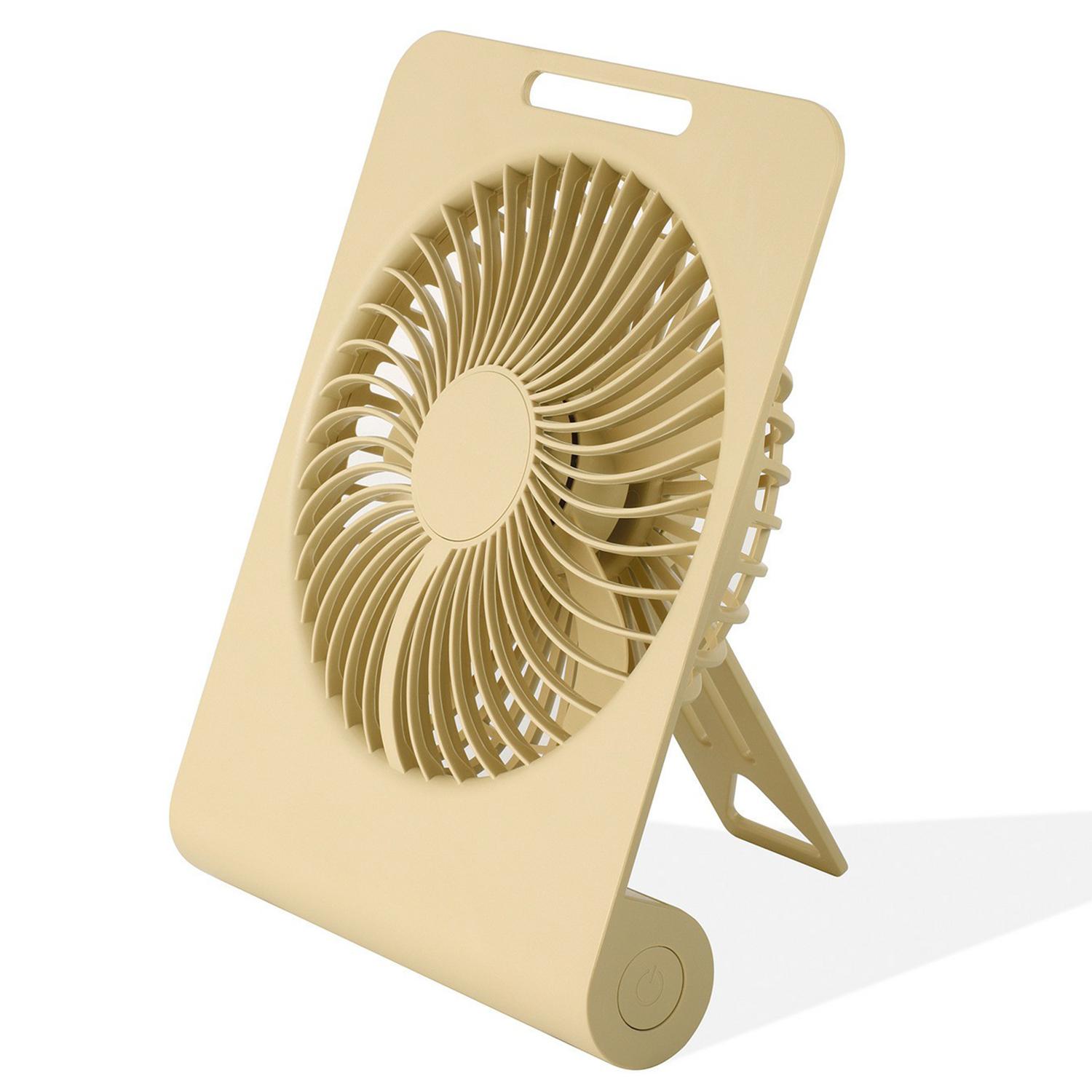 

AR-13 Summer Cooler Silent Operation Desktop Fan Hanging Fan for Home Office Yellow