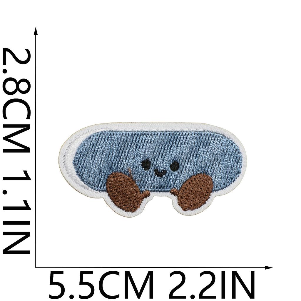 Badminton Racket Embroidery Cloth Sticker Clothes Decoration Volleyball Patch Sticker Sports Children'S Clothes Embellishment Football Embroidery Stam