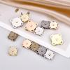 10 Piece/Pack Magnetic Snap Button Metal Plum Blossom Sew On Button Clasps Fasteners For Purses Handbag Clothes DIY Accessorie