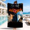 Dark Warrior's Rise Beach Towel, Super Soft Microfiber, Perfect Gift for Her/Him, Birthday, for Pool, Beach, Travel, Decor Beach Party