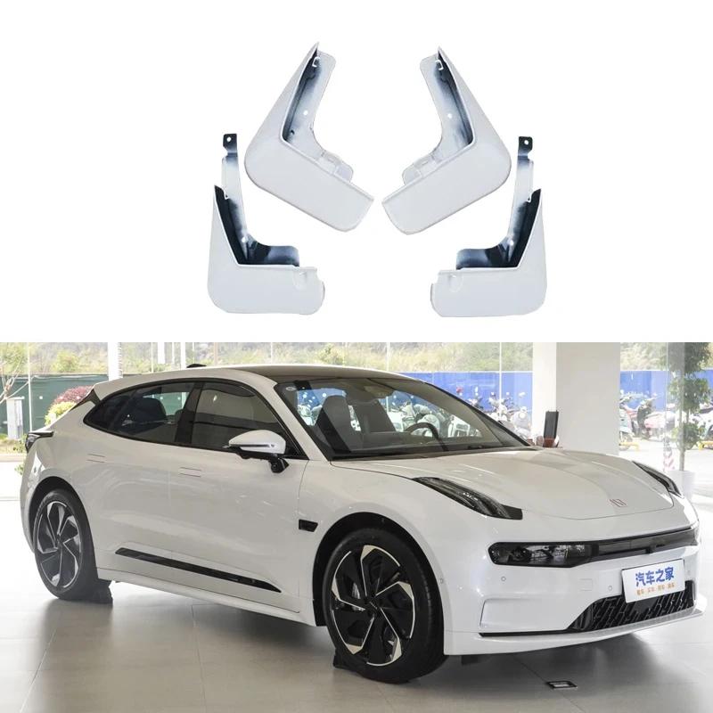 Voor Zeekr 001 2024 Accessoires    4 STuks Voorste Spatbord Spatlap Afdekking Achterspatborden Wielen Auto Accessoires