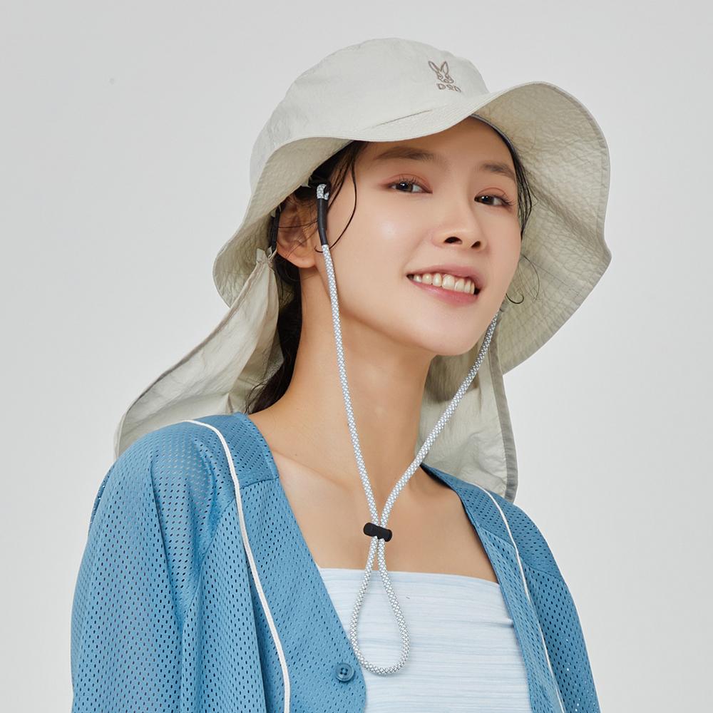 DOD Shade Woven Sunshade Bucket Hat (Ivory Dark)