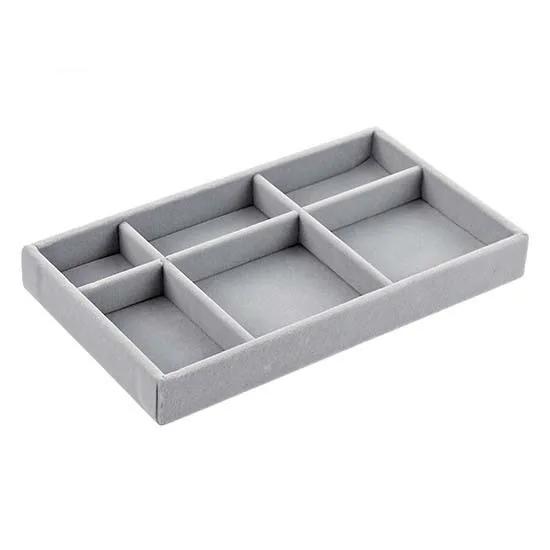 

Шкатулка для украшений, портативный дисплей, органайзер, бархатный лоток, держатель для колец, сережек, ожерелий, браслетов, витрина для хранения украшений для девочек