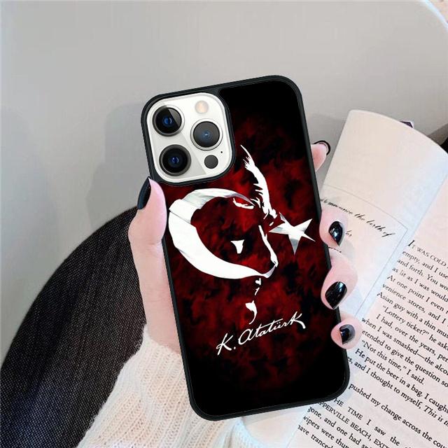 Mustafa Kemal Ataturk Phone Case Cover For iPhone 17 Air 16 15 14 13 12 Pro Max 11 Pro Max Plus Coque Shell