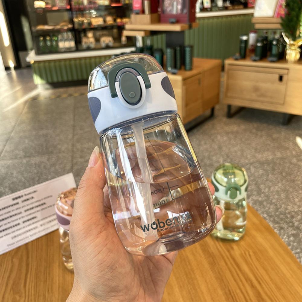 400ml Sports Water Bottle Leak-Proof Water Cups Durable Portable Water Bottle  Hiking