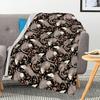 Opossum Blanket Possums Blanket Possum Gifts Black Throw Stuffed Animal for Travelling Camping Soft Birthday Gifts for Women Men