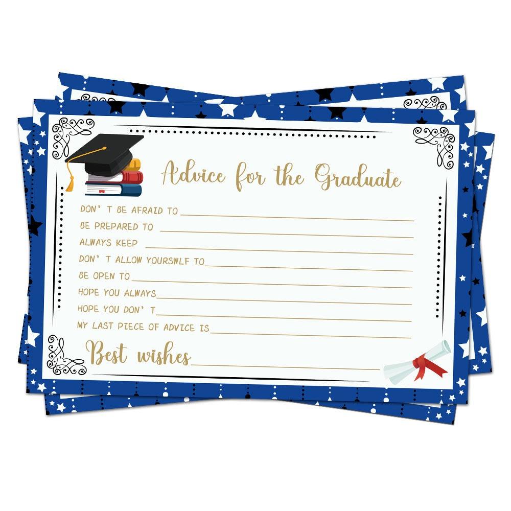 8PCS Multicolor Graduation Advice Cards Advice for The Graduate Elegant Designs Graduation Greeting Cards Photo Props