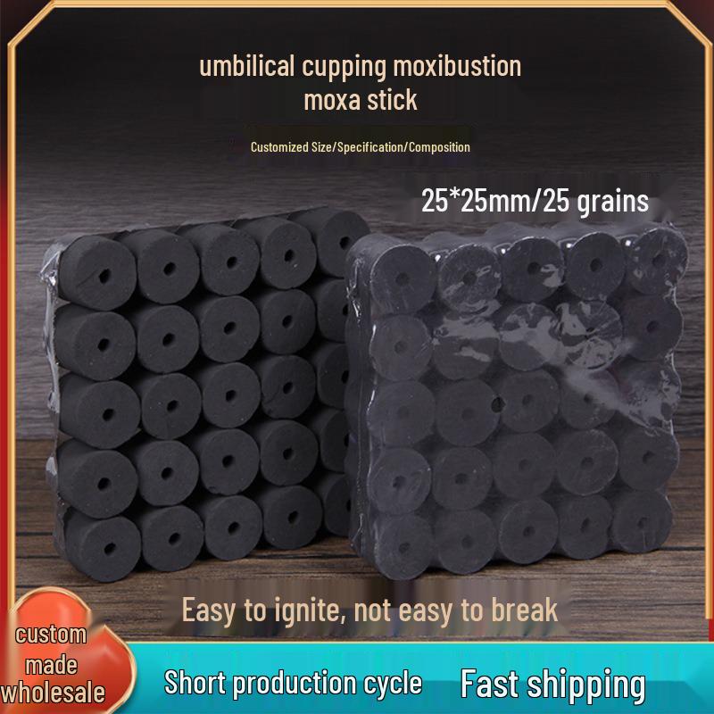 Smokeless Moxa Sticks: 54 Carbonized Moxa Strips for Home and Salon Use