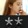 Stylish Fashionable Crystalline Star Charm Piercing Stud Ear Studs Women Girls Party Event Jewelry Celebration Pendientes Accessories Eh011Fashion