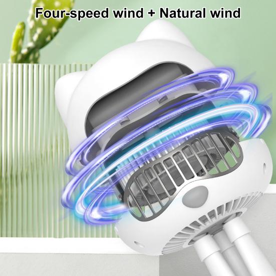 Durable Portable Aromatherapy Design Fan Energy-saving Rechargeable