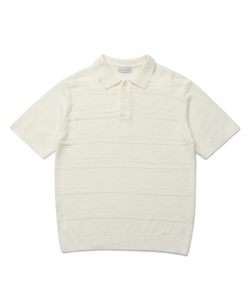CONNECT KINLOCH [2Pack] Terry Button Collar Short Sleeve Knit (6 Colors)