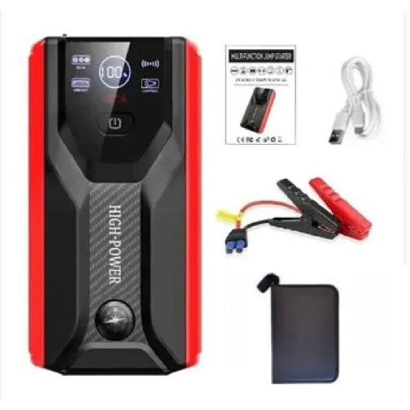 

12v Portable Car Jump Starter 28000mAh Automotive Battery Charger Power Bank Booster For Car Starting with bag