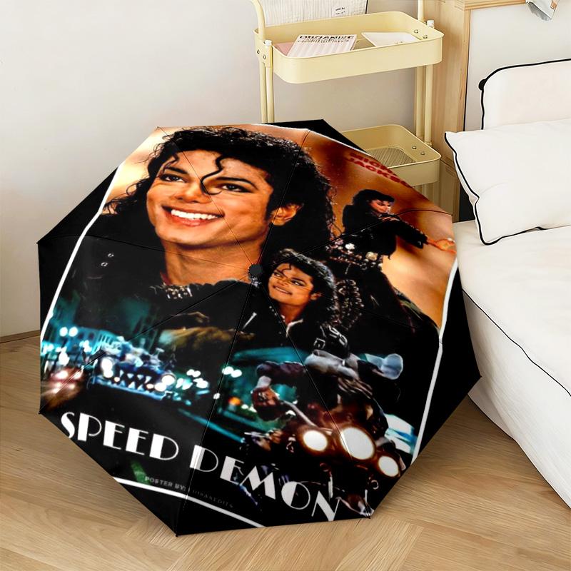 Der renommierte amerikanische Grammy-Gewinner Michael Jackson Regenschirm ist für alle Jahreszeiten geeignet, einschließlich Zuhause, Reisen und Outdoor-Aktivitäten Y5