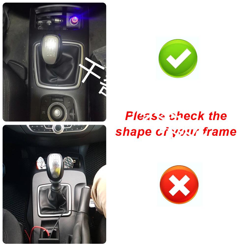 Renault Laguna Manual Leather Gear Shift Knob & Dust Boot Cover