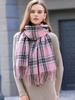 Fashion  Winter Scarf Women Men Imitation Cashmere Preppy Plaid Warm Scarve Pashmina Mujer Female Foulard Bufanda Wrap Shawl