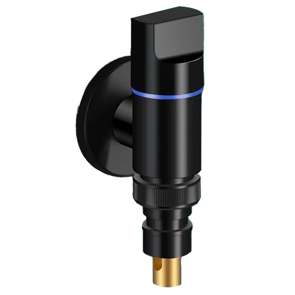 Простая установка Клапан Автоматический клапан остановки воды Черный Автоматический клапан Для стиральных машин Сливной кран Для садов