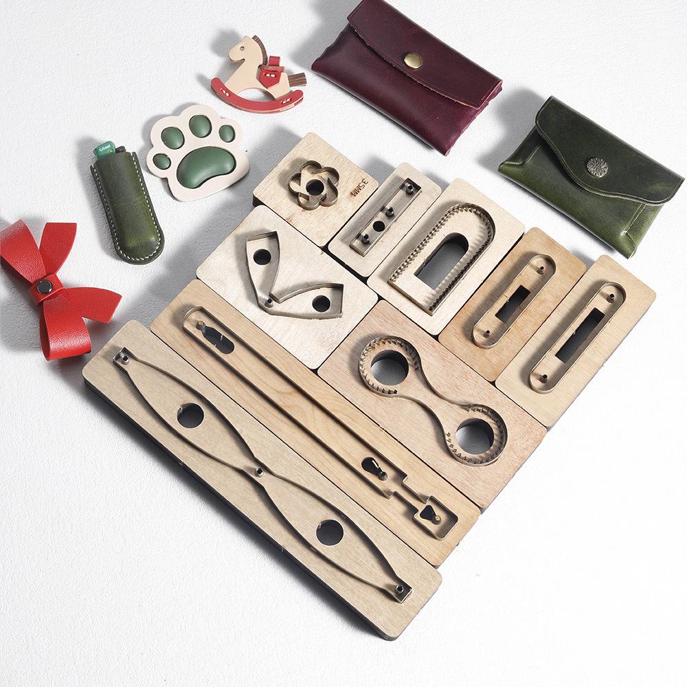 Handmade Leather Goods Die-Cutting Template with Japanese Steel Blade