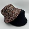 Bucket Hat Women Men Leopard Print Hip Hop Dance Party Outdoor Sunshade Casual Sun Hat Double Sided Spring Summer New
