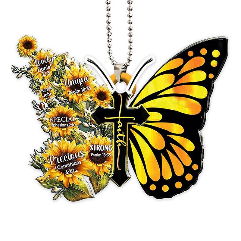 Cartoon Style Acrylic Car Interior Accessories Festive Hanging Decorations