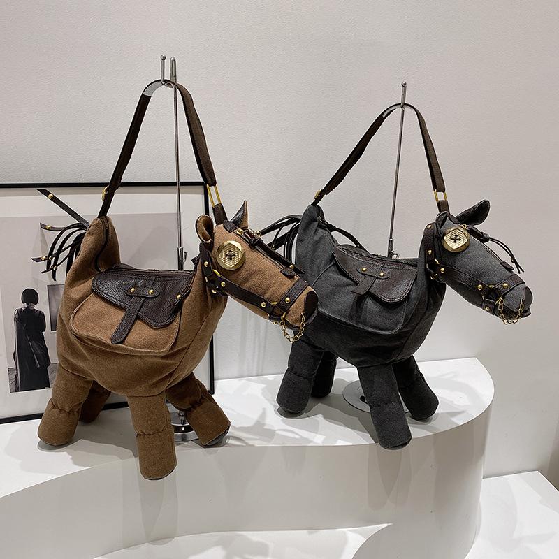 Borsa Casual da Donna - Elegante, Retrò, Grande Capacità, Monospalla a Tracolla
