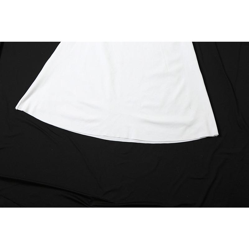 Autumn and Winter Women's Solid Color Slim-fit High-waisted Fashion One-line Collar Long-sleeved Dress