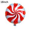 4D Six Sided Gift Box Windmill Cane Shape Aluminum Foil Balloon Birthday Christmas Party Scene Atmosphere Decoration