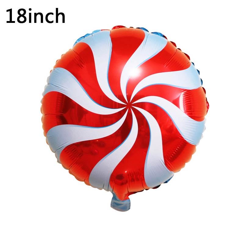 4D Six Sided Gift Box Windmill Cane Shape Aluminum Foil Balloon Birthday Christmas Party Scene Atmosphere Decoration