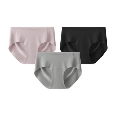 Bananain Silver Skin 5 Series Women's 7A Antibacterial Seamless Briefs 3-Pack