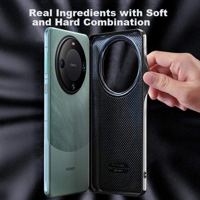 Instant Pro+ ColorPhone Case for Huawei Mate60 Pro, Mate 60 Pro+ Leather Full Protection Anti-Drop Electroplated Ultra-Thin