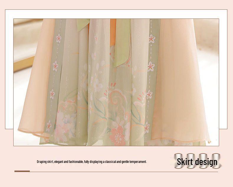 Girls' Summer Hanfu Fairy Ruqun Princess Performance Dress