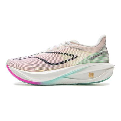 Li Ning Feidian 5 Challenger Vitamin Ultra Light Technology Sock Upper Professional Speed Training Running Shoes Women Running Shoes Pink ARMV002-2