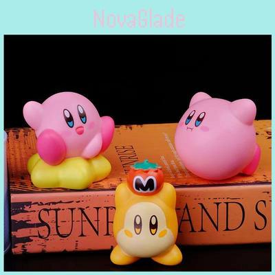 Set di Figure di Kirby Stella Carino Pvc Fai da te Decorazione da Scrivania Materiale per Artigianato