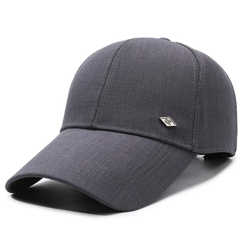 Men's Long Brim Baseball Cap Sunscreen Sun Hat Spring Summer Outdoor Fishing Sun Protection Cap Male Peak Cap