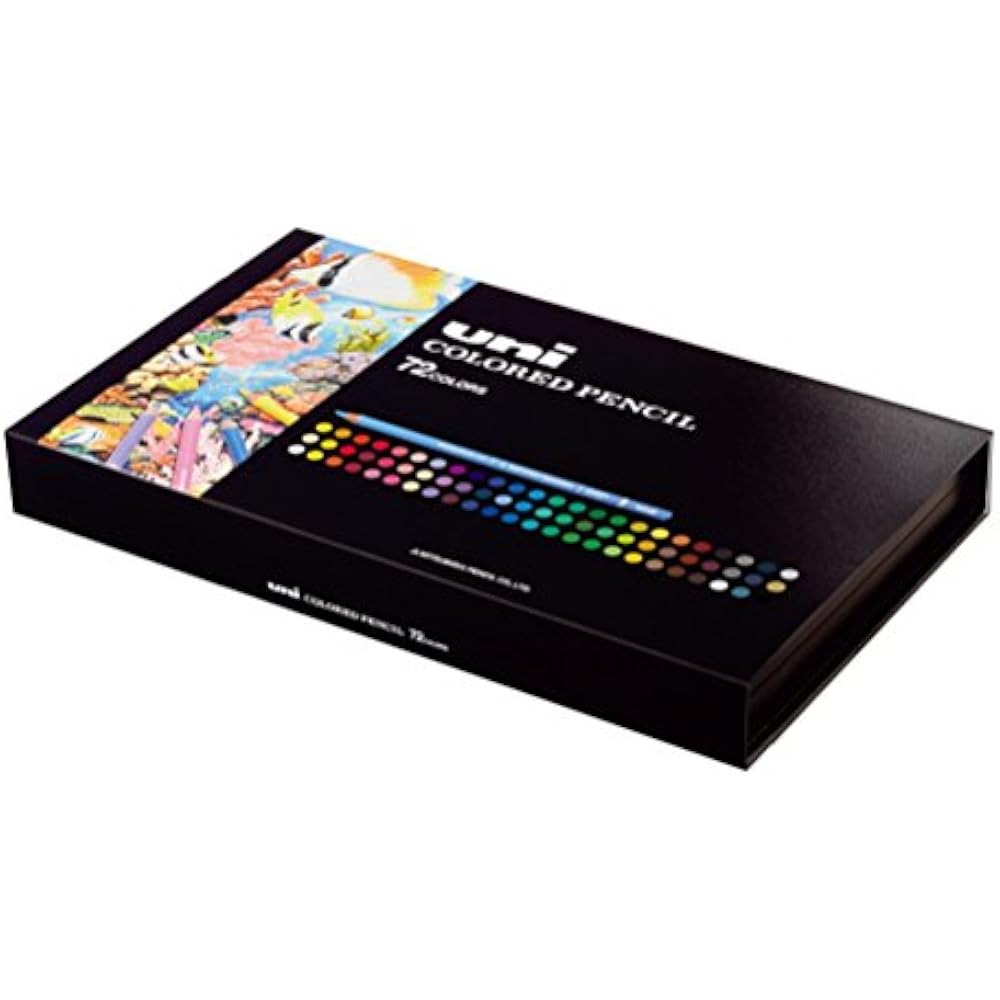 Mitsubishi Pencils UC72C Unicolor Colored Pencils 72 Color Set