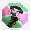 1pc KPop Demon Hunters ZOEY4 Umbrella, Sun Protection, And UV Shielding. It Has Eight Sturdy Ribs for Outdoor Use And Perfect Gift